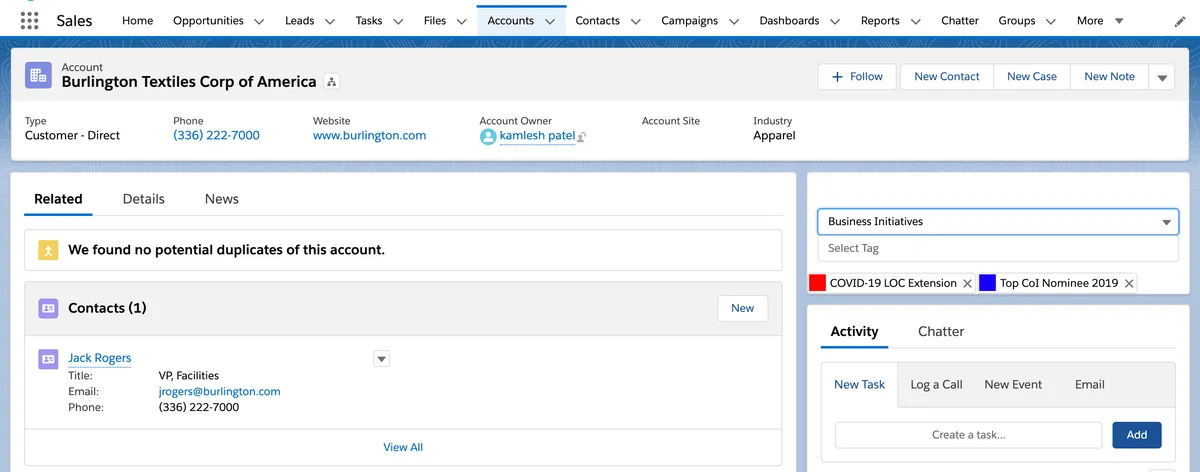 TagItApp — screenshot from the Salesforce AppExchange listing