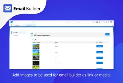 Techila Email Builder for Salesforce — screenshot