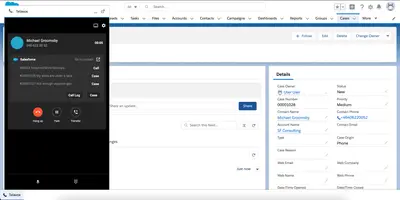Telavox | Flow for Salesforce — screenshot