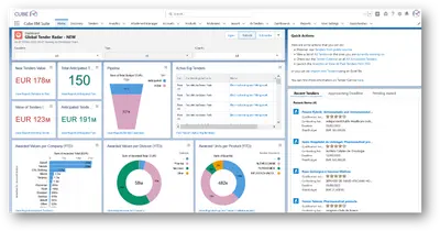 Tender Central for Salesforce — screenshot