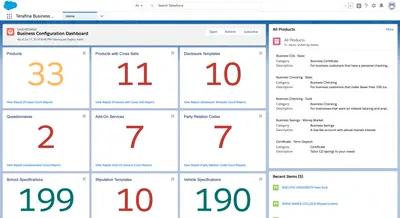 Terafina Omni Channel Sales Platform for Salesforce — screenshot