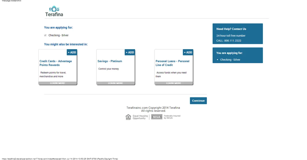 Terafina — screenshot from the Salesforce AppExchange listing
