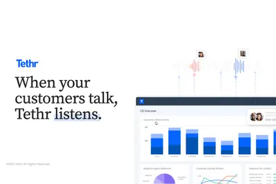 Tethr: Effortless conversation analytics for Salesforce — screenshot