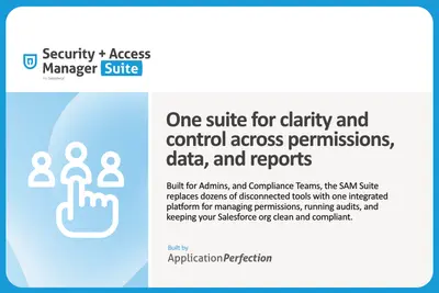 The Security & Access Manager Suite for Salesforce — screenshot