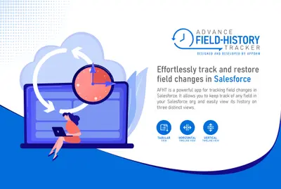 Track & Restore Fields History with Advance Field History Tracker (100% Native) for Salesforce — screenshot