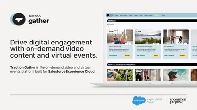 Traction Gather - Video and Digital Engagement Platform for Salesforce — screenshot