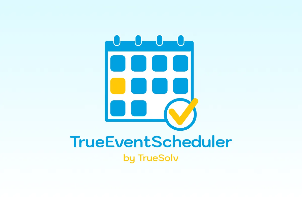 True Event Scheduler — screenshot from the Salesforce AppExchange listing