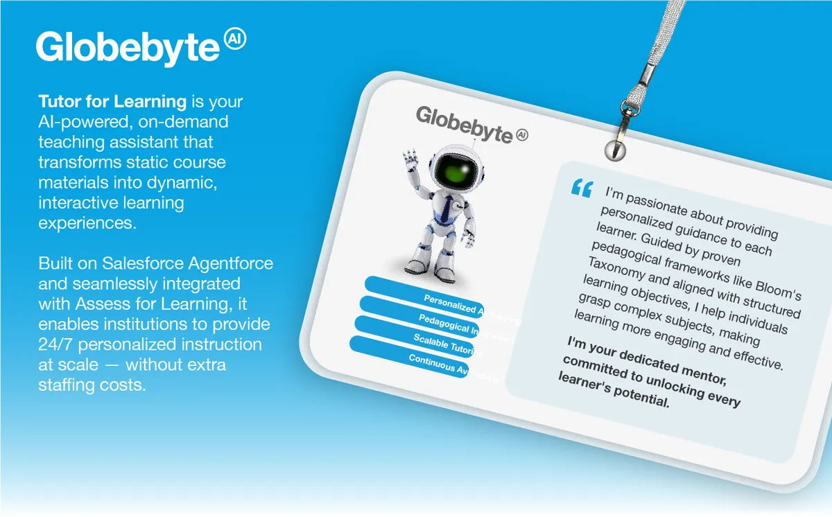 Tutor for Learning — screenshot from the Salesforce AppExchange listing