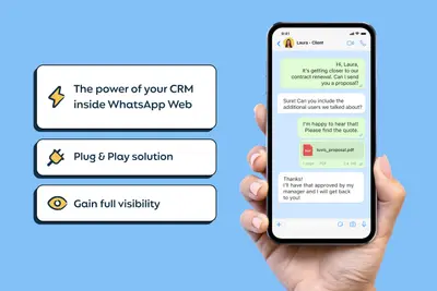 Tuvis for WhatsApp™ and iMessage™ for Salesforce — screenshot