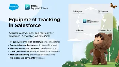 Unaric Equipment Track - Manage Loans, Rentals, & Demos natively in Salesforce for Salesforce — screenshot