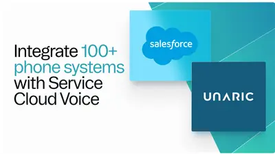 Unaric Voice - (Service Cloud Voice for CTI, Microsoft Teams & Telephony) for Salesforce — screenshot