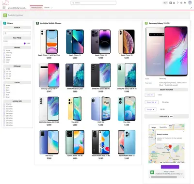 United Delta Mobile Hub App for Salesforce — screenshot