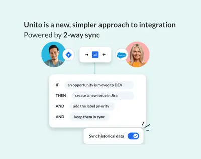 Unito — 2-way sync integrations for Salesforce for Salesforce — screenshot