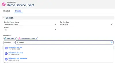 Universal Polymorphic Lookup for Salesforce — screenshot