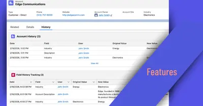 Unlimited Field History Tracking for Salesforce. for Salesforce — screenshot