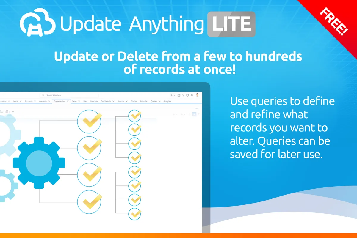 Update Anything — screenshot from the Salesforce AppExchange listing