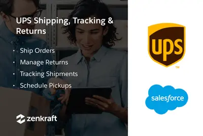 UPS Shipping App: Salesforce-native Shipping, Tracking, and Returns for Salesforce — screenshot