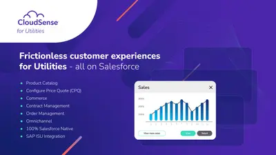 Utilities on Salesforce: Sales & Order Management, Contracts, Mobile Sales for Salesforce — screenshot