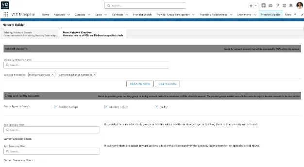 V12 Enterprise — screenshot from the Salesforce AppExchange listing