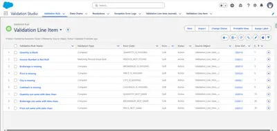 Veloce Validator for Salesforce — screenshot