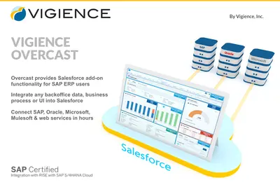 Vigience Overcast | Salesforce to SAP Integration in True Real-Time for Salesforce — screenshot