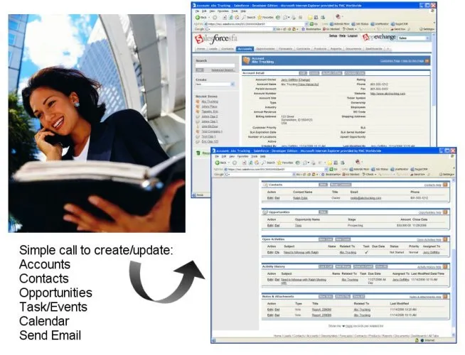 Voice2insight — screenshot from the Salesforce AppExchange listing