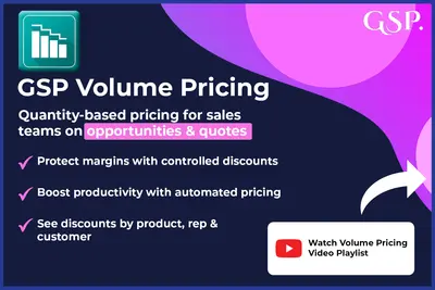 Volume Pricing by GSP for Salesforce — screenshot
