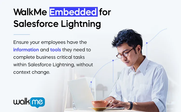 WalkMe Embedded — screenshot from the Salesforce AppExchange listing