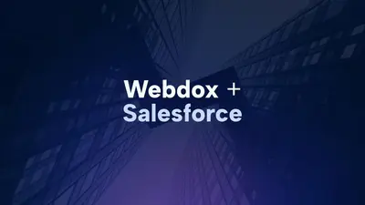 Webdox CLM for Salesforce — screenshot