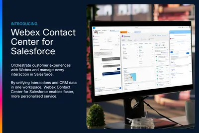 Webex Contact Center for Salesforce for Salesforce — screenshot