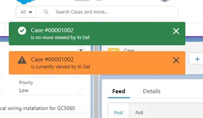 Who Is Currently Looking at My Case for Salesforce — screenshot