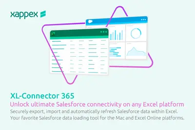 XL-Connector 365 | Salesforce Excel Online Connector for Salesforce — screenshot