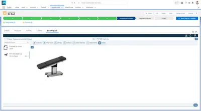 Zilliant CPQ (Configure, Price, Quote) for Salesforce — screenshot