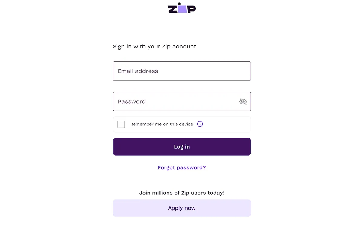 Zip Payments Cartridge for B2C Commerce — screenshot from the Salesforce AppExchange listing