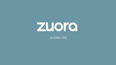Zuora Quotes - Streamline Sales Process with Zuora Subscription Management for Salesforce — screenshot
